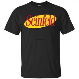 Men's T Shirts Vintage Seinfeld Logo T-Shirt Classic TV Comedy Idea For Husband Daddy Retro 80s 90s T-Shirt(1)