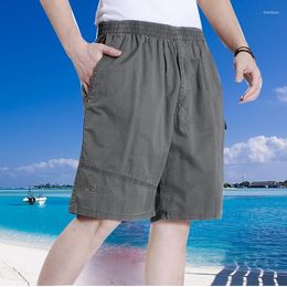 Men's Shorts Arrival Men's Summer Loose Casual Pure Color Brand High Quality Cotton Comfortable Male Super Large Sise XL-6XL