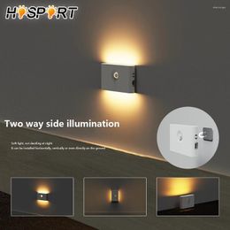 Night Lights LED Induction Light Wireless USB Charging Human Body Wall Bedroom Corridor Cabinet Bathroom