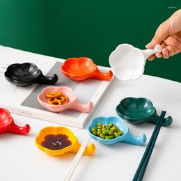 Bowls Creative Plum Blossom Chopsticks Holder Flavored Dishes Household Soy Sauce El Restaurant Dipping Intern