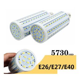 Led Bulbs E26 E27 E40 Bbs Corn Lights 40W 50W 60W 80W Smd 5730 Spotlight For Light Lampada Pendant Lighting Ac 85265V Drop Delivery Otab2