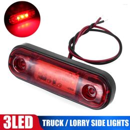 All Terrain Wheels DC10-30V 3 LED Marker Light Warning For Truck Trailer Camper RV Waterproof Red Car Pickup Lamp