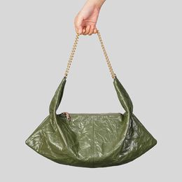 Vintage Chic Hobos Kadın Omuz Çantaları Tasarımcı Derigiz Yumuşak PU Deri Çantalar Moda Koltuklu Çanta Günlük Büyük Tote Cüzdanlar 2022 230129