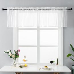 Curtain Kitchen Curtains Lace Head Half For Living Room Bedroom Window Treatment Home Decor Backdrop