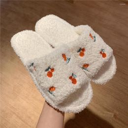 Slippers Autumn And Winter Plush Women Fashion Girls' Cute Home Indoor Wear Warm Cotton Leisure Lovely Shoes