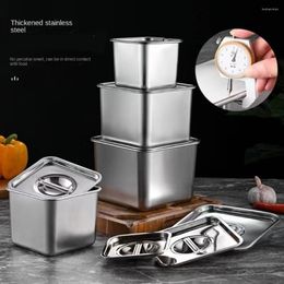 Storage Bottles Container Pots Salt MSG Seasoning Bottle Stainless Steel Spice Jar Sealing Box Jars