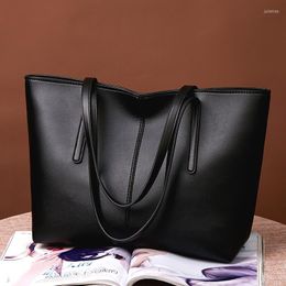 Evening Bags 2023bags Bag Fashion Simple Large Capacity Tote Hand Bill Shoulder PU Handbag