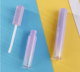 Storage Bottles 200pcs Plastic 5ml Empty Lipgloss Bottle Gradient Purple Lip Gloss Tube Makeup Cosmetics Refillable Packaging Containers