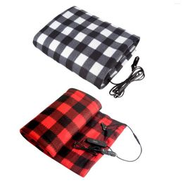 Interior Accessories Electric Car Blanket Winter Constant Temperature Heating With Timer Portable Fleece For