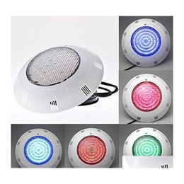 Underwater Lights 15W Led Swimming Pool Light Ip68 Ac12V Outdoor Lighting Rgb Warm Red Blue Green Pond Piscina Drop Delivery Otieg