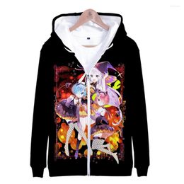 Men's Hoodies Colour Printing European And American Zipper Cross-border Hooded Long Sleeve Spring Autumn Male Cartoon Adult 100