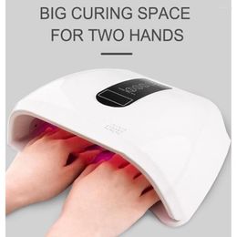 Nail Dryers Dryer UV LED Lamp Gel Polish Curing Skin Care Red Light Auto Sensor Manicure Tools