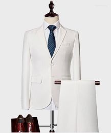 Men's Suits Suit Men Beige Prom Tuxedo Slim Fit 3 Piece Groom Wedding For Custom Blazer Terno Masuclino Costume Homme