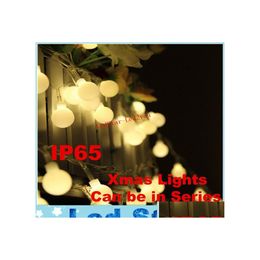 Led Strings Ac 110V / 220V Novelty Outdoor Lighting Ball String Lamps 10M 100Leds Christmas Lights Fairy Wedding Garden Pendant Garl Ot1G7