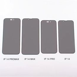 For iPhone 14 13 12 Mini 11 Pro Max X Xr Xs Max Privacy Tempered Glass Anti-Spy Screen Protector With backboard