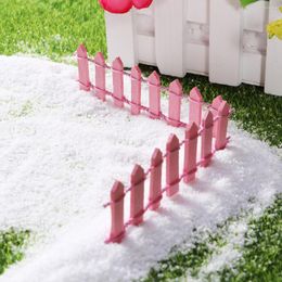 Christmas Decorations Fence Picket Mini Tree Decoration Garden Wood Miniatureaccessories The Trees Dogwhitepanels Fairyyard