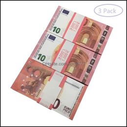 Party Games Crafts Paper Printed Money Toys Usa 1 5 10 20 50 100 Dollar Euro Movie Prop Banknote For Kids Christmas Gifts Or Video Dhgjt82PG