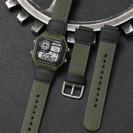 Wristwatches SYNOKE Mens Digital Watch Nylon Strap Shockproof Waterproof Watches For Men Electronic Clock Relogio Masculino Sports