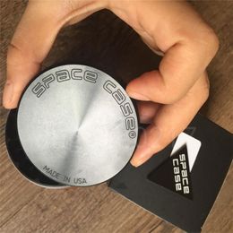 55mm 63mm Aluminium Herb Grinder Medium Large smoke cigarette detector grinder Tobacco grinder Titanium VS sharpstone