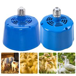 Horse Supplies 2Pcs Heating Lamp Farm Animal Warm Light For Chicken Piglet Duck Temperature Controller Heater Incubator Tools 100300W 230130