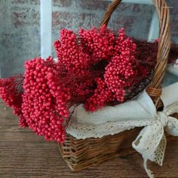 Decorative Flowers 50g/Length 40-45CM Natural Dried Millet Flower Artificial For Home Decoration Wedding Gifts Guests