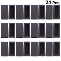 Gift Wrap 24 Sets Of Empty Paperboard Drawer Boxes Jewellery Storage Box Package Cases Cosmetics (Black)