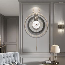 Wall Clocks Creative Electronic Large Clock Decorative Stylish Kitchen Modern Design Watches Relogio De Parede Home Decor