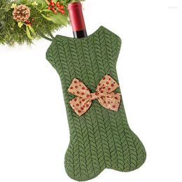 Christmas Decorations Pet Stocking Bone Stockings With Hanging Lanyard Rustic Fireplace For Dogs