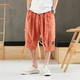 Men's Shorts 2023 Streetwear Casual Big Size Cargo Men Bermuda Knee Length Male Short Trousers SIZE 6XL8XL 230130