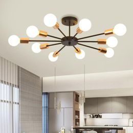 Chandeliers Ganeed Modern LED Chandelier Flush Mount Ceiling Light Interior Lamp Fixture For Kitchen Home Loft Living Dining Room OfficeChan