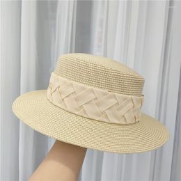 Wide Brim Hats Fashion Beach Summer For Women Designer Outing And Headgear Weddings Straw Hat Sun Protection Women's Panama