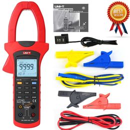 UNI-T UT243 Power and Harmonics Clamp Metres Phase Factor Metre Active Energy USB Interface AC Current Voltage Test