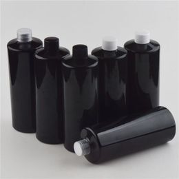 Storage Bottles 14pcs 500ml Empty Black Cosmetic With Screw Cap Big Lotion Plastic Container Stopper DIY For Cosmetics