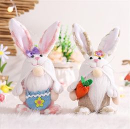 Party Favor Easter Spring Crafts Gifts Holiday Rabbit Gonk Gnomos Small Bunny Ear Easter Gnomes Decor DF008