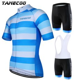 Cycling Jersey Sets Tamecoo MTB Bike Bicycle Pro Clothing Maillot Ropa Ciclismo Mountain Riding Clothes 230130
