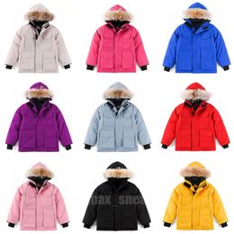 2023 Winter New designer kids coat Down Jacket For Boys Real Raccoon Fur Warm Baby Outerwear Coats 2-125 boys girls jackets Kid Fashion Teenage Parka