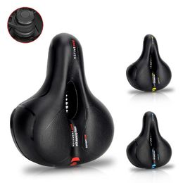 s MTB Mountain Men Women Comfortable Big Butt Bicycle Seat Shock Absorbing Widen Road Cycling Saddle Bike Accessories 0130