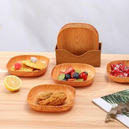 Plates 1 Set Modern Anti Deformation Dried Fruit Cake Storage Trays Lightweight Serving Serve