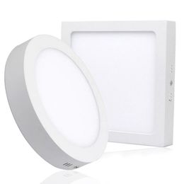 Ceiling Lights AC85-265V LED Light Ultra-thin Modern Lamps 6W 12W 18W 24W Panel Acrylic Waterproof