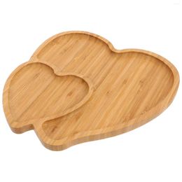 Plates Tray Serving Wooden Heart Wood Platter Plate Dish Shaped Trays Dishesboards Candy Fruit Snack Charcuterie Bowl Dessert