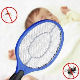 Handheld Electric Bug Zapper Bedroom Outdoor Portable Insect Fly Swatter Racket Mosquitos Killer For Home Pest Control 0129