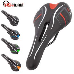Saddles Saddle Mountain Bike Comfortable Thickening Cushion Hollow Breathable Soft Seat Bicycle Accessories 0130