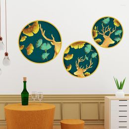 Wall Stickers Chinese Style Creative Home Living Room Backdrop Art Teenager Decor Decals DIY Nordic Mura