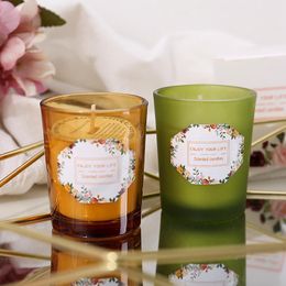 Candles Scented Candle Soy Wax Glass Desktop Ornament Decoration For Home Party Wedding Festival