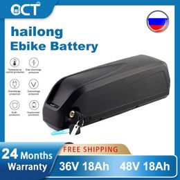 Electric Bike Battery 48V Hailong Samsung 18650 Cells Pack 52V 14Ah 36V 12Ah 15.6Ah 17Ah for 350w 500w 750w 1000w Motor