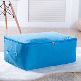 Storage Bags Candy Colour Clothes Quilt Large Capacity Cabinet Container Finishing Dust Bag Travel Luggage Moving Sorting