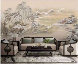 Wallpapers 3d Wallpaper Custom Po Mural Chinese Style Artistic Landscape Home Decor Background Living Room For Walls 3 D