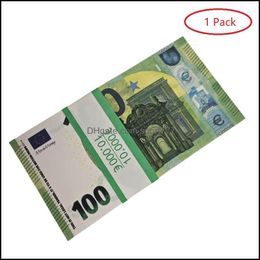 Other Festive Party Supplies Prop Money Copy Toy Euros Realistic Fake Uk Banknotes Paper Pretend Double Sided Drop Delivery Home Ga DhwpeVZX6