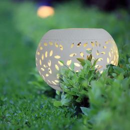 Lawn Lamps Outdoor Waterproof Pathway Auto On Off Romantic Solar Lantern Dancing Flickering Flame LED Light Gift Patio Desktop Decor Garden