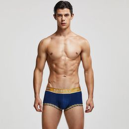 Underpants SEOBEAN Mens Boxers 2023 Cotton Underwear Men Sexy Low-Waist Breathable Comfortable Men's Boxer Shorts